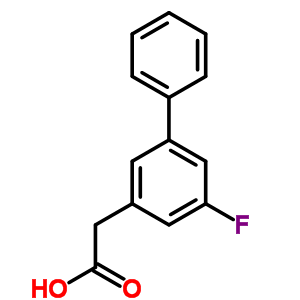 3-Fluorobiphenyl-5-acetic acid Structure,75852-54-9Structure