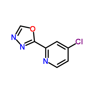 4-Chloro-2-[1,3,4]oxadiazol-2-yl-pyridine Structure,758709-88-5Structure