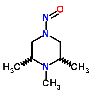 Piperazine, 1,2,6-trimethyl-4-nitroso-(9ci) Structure,75881-18-4Structure