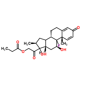 Betamethasone 21-propionate Structure,75883-07-7Structure