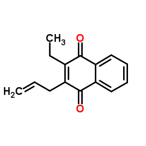 2-Ethyl-3-prop-2-enyl-naphthalene-1,4-dione Structure,75909-63-6Structure