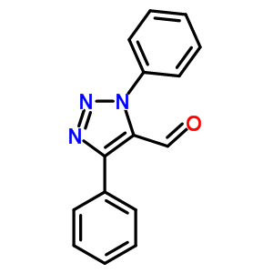 3,5-Diphenyltriazole-4-carbaldehyde Structure,75918-79-5Structure