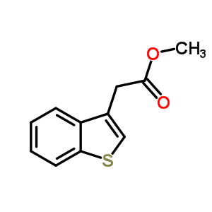 Methyl 2-(1-benzothiophen-3-yl)acetate Structure,7597-67-3Structure