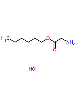 甘氨酸-1-己基酯鹽酸鹽結構式_75980-28-8結構式