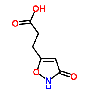 3-(3-Hydroxy-isoxazol-5-yl)-propionic acid Structure,75989-19-4Structure