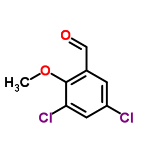 3,5-Dichloro-2-methoxybenzaldehyde Structure,76008-04-3Structure