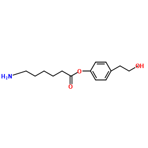 3-(4-(6-Aminocaproyloxy)phenyl)propionic acid Structure,760127-60-4Structure