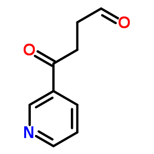 4-氧代-4-(3-吡啶)丁醛結(jié)構(gòu)式_76014-80-7結(jié)構(gòu)式