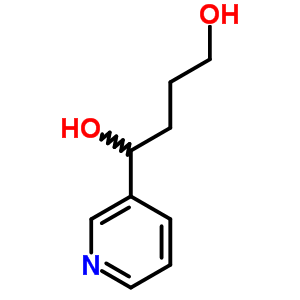 1-(3-Pyridyl)-1,4-butanediol Structure,76014-83-0Structure