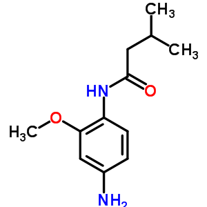 N-(4-amino-2-methoxyphenyl)-3-methylbutanamide Structure,760204-87-3Structure