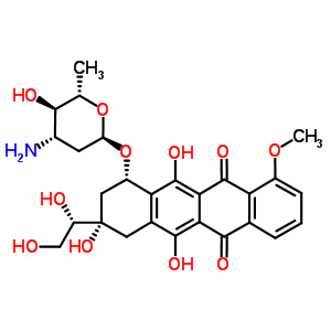 Epirubicinol Structure,76155-56-1Structure