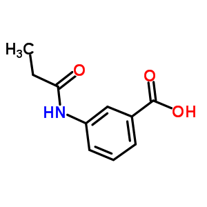 3-(Propionylamino)benzoic acid Structure,76208-99-6Structure