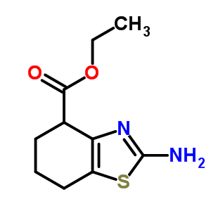 2-Amino-4,5,6,7-tetrahydro-4-benzothiazolecarboxylic acid ethyl ester Structure,76263-11-1Structure