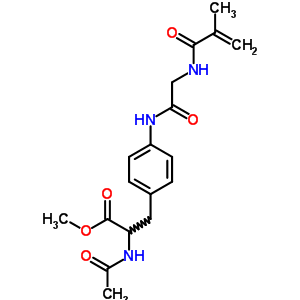 (9CI)-N-乙酰基-4-[[[(2-甲基-1-氧代-2-丙烯基)氨基]乙?；鵠氨基]-L-苯丙氨酸甲酯結(jié)構(gòu)式_76311-21-2結(jié)構(gòu)式