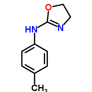 4,5-二氫-n-(4-甲基苯基)-2-噁唑胺結(jié)構(gòu)式_7632-95-3結(jié)構(gòu)式