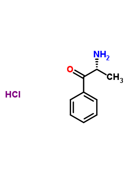 卡西酮 鹽酸鹽結(jié)構(gòu)式_76333-53-4結(jié)構(gòu)式