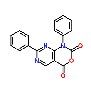 1,7-Diphenyl-1h-pyrimido[4,5-d][1,3]oxazine-2,4-dione Structure,76360-78-6Structure