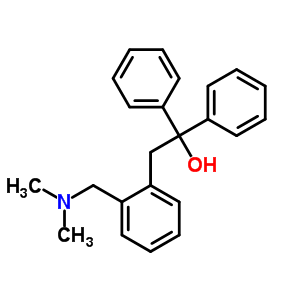 Benzeneethanol,2-[(dimethylamino)methyl]-a,a-diphenyl- Structure,7647-49-6Structure