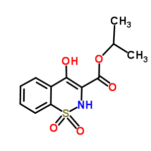 Isopropyl 4-hydroxy-2h-1,2-benzothiazine-3-carboxylate 1,1-dioxide (piroxicam impurity i) Structure,76508-35-5Structure