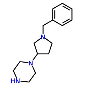 1-(1-Benzylpyrrolidin-3-yl)-piperazine Structure,765878-69-1Structure