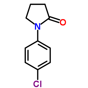 1-(4-Chlorophenyl)-2-pyrrolidinone Structure,7661-33-8Structure