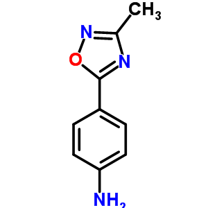 4-(3-Methyl-1,2,4-oxadiazol-5-yl)aniline Structure,76635-31-9Structure