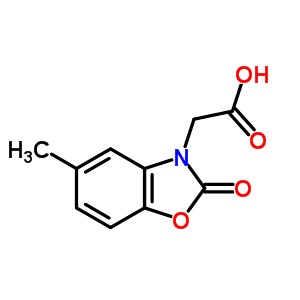 (5-Methyl-2-oxo-benzooxazol-3-yl)-acetic acid Structure,767304-83-6Structure