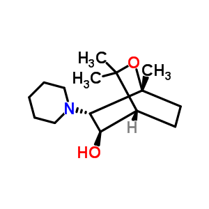 6-(1-哌啶基)-1,3,3-三甲基-2-噁雙環(huán)(2.2.2)辛烷-5-醇結(jié)構(gòu)式_76735-20-1結(jié)構(gòu)式