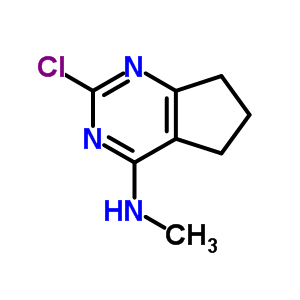 2-Chloro-n-methyl-6,7-dihydro-5h-cyclopenta[d]pyrimidin-4-amine Structure,76780-98-8Structure