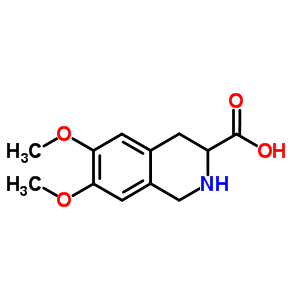 6,7-Dimethoxy-1,2,3,4-Tetrahydroisoquinoline-3-carboxylic acid hydrochloride Structure,76824-86-7Structure