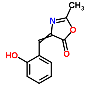 4-[(2-Hydroxyphenyl)methylidene]-2-methyl-1,3-oxazol-5-one Structure,76834-54-3Structure