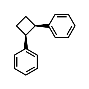 Cis-1,2-diphenylcyclobutane standard Structure,7694-30-6Structure