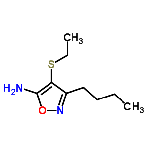 3-Butyl-4-ethylsulfanyl-oxazol-5-amine Structure,77036-96-5Structure