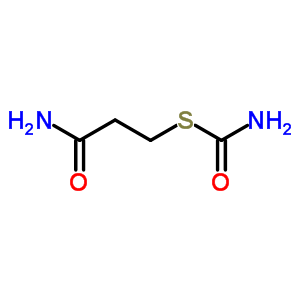 3-Carbamoylsulfanylpropanamide Structure,77052-76-7Structure