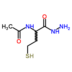 2-Acetamido-4-mercaptobutanoic acid hydrazide Structure,77076-41-6Structure