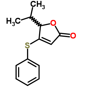 2(5H)-furanone,5-(1-methylethyl)-4-(phenylthio)- Structure,77199-27-0Structure