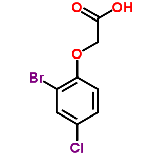 (2-Bromo-4-chloro-phenoxy)-acetic acid Structure,77228-66-1Structure