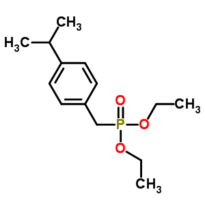 Diethyl (4-isopropylbenzyl)phosphonate Structure,77237-55-9Structure