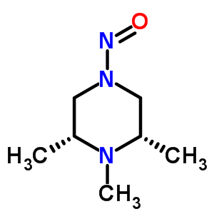 Piperazine, 1,2,6-trimethyl-4-nitroso-, cis-(9ci) Structure,77267-12-0Structure