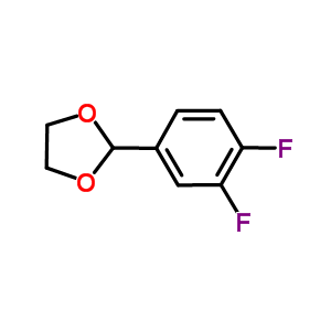 2-(3,4-Difluorophenyl)-1,3-dioxolane Structure,773101-62-5Structure