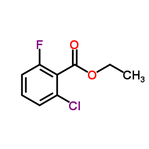 2-氟-6-氯苯甲酸乙酯結(jié)構(gòu)式_773134-56-8結(jié)構(gòu)式