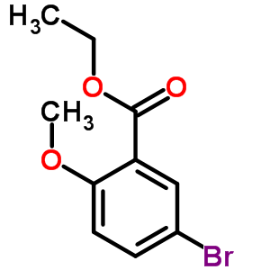 5-溴-2-甲氧基苯甲酸乙酯結(jié)構(gòu)式_773134-60-4結(jié)構(gòu)式