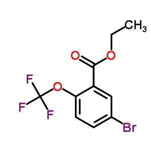 乙基 5-溴-2-(三氟甲氧基)苯甲酸結構式_773135-66-3結構式