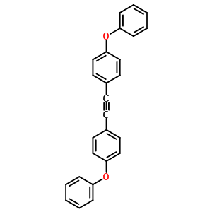 Bis(4-phenoxyphenyl)acetylene Structure,77384-56-6Structure