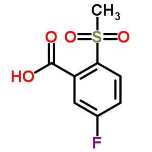 5-Fluoro-2-(methylsulfonyl)benzoic acid Structure,773873-55-5Structure