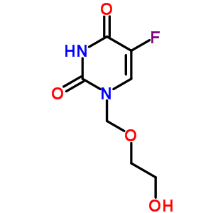 1-[(2-Hydroxyethoxy)-methyl ]-5-fluorouracil Structure,77474-50-1Structure