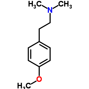 4-Methoxy-n,n-dimethyl-benzeneethanamine Structure,775-33-7Structure