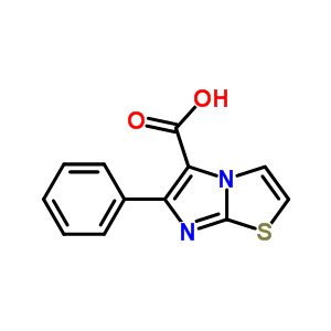 6-Phenylimidazo[2,1-b][1,3]thiazole-5-carboxylic acid Structure,77628-52-5Structure