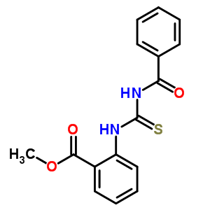 Methyl 2-([(benzoylamino)carbothioyl]amino)benzenecarboxylate Structure,77711-35-4Structure