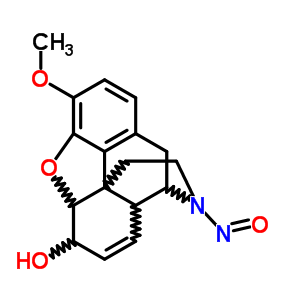 Morphinan-6-ol,7,8-didehydro-4,5-epoxy-3-methoxy-17-nitroso-, (5a,6a)-(9ci) Structure,77774-24-4Structure